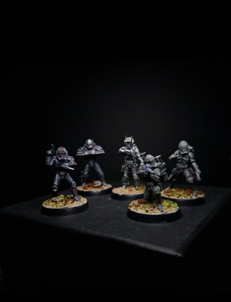 Star Wars Bad Batch Legion Scale Miniatures || Handpainted