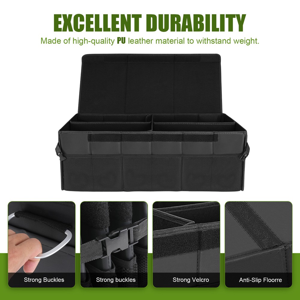 Trunk Cargo Organizer Foldable Storage Collapsible Box Bag For Cadillac XT5 XT6