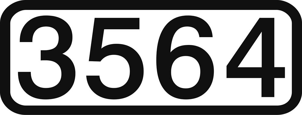 HO106 - 8" EMD/GE Number Board DECALS - ShellScale Decals - HO Scale