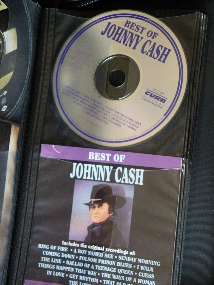 Fellowes CD/DVD Case Black Incl. 20 CD's Beethoven, Springsteen, Willie++ FREESH