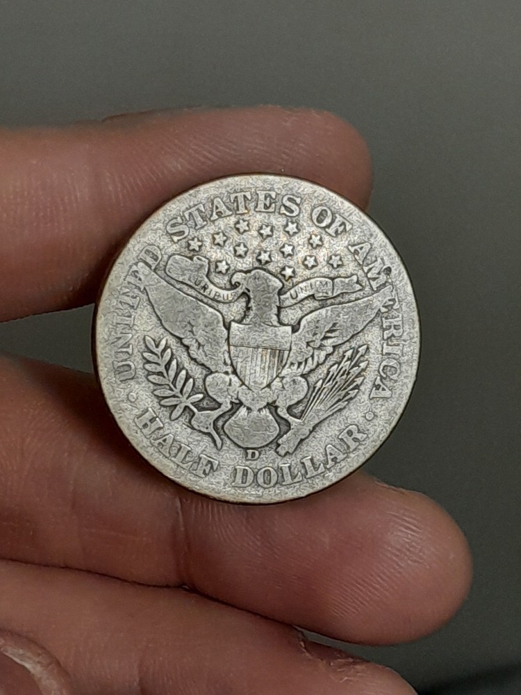1907- D Barber Half Dollar #1