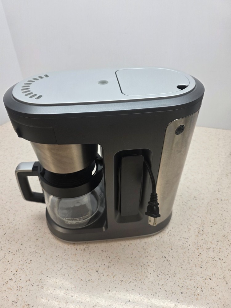 Calphalon BVCLDCG1 10 Cup Programmable LCD Display Coffee Maker Stainless Steel