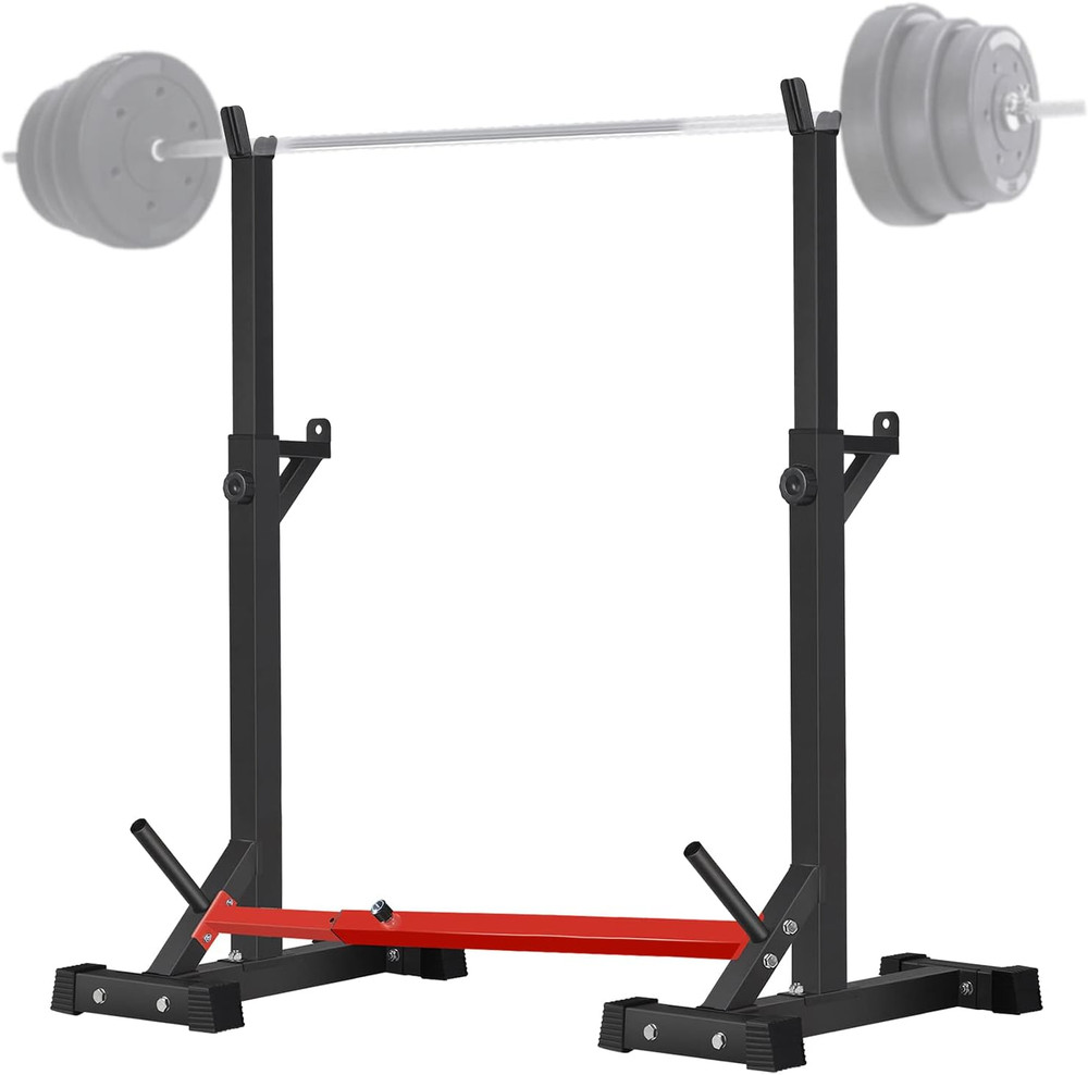 Adjustable Squat Rack Stand Multi-Function Barbell Rack Weight Lifting Gym Dumbb