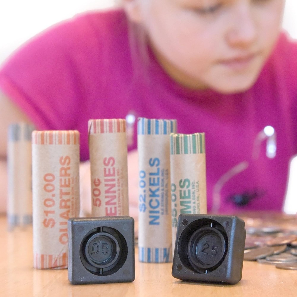 USA Made 150 Coin Wrappers with Crimper Tool - Durable & Convenient Solution
