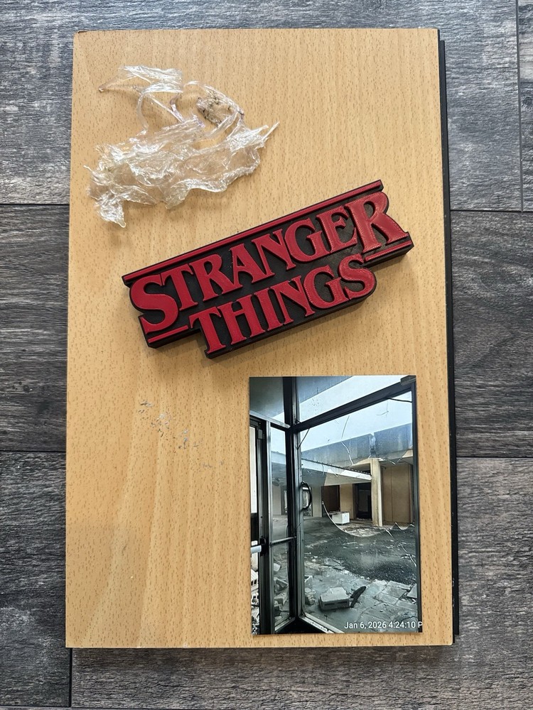 Stranger Things Wall Section With Slime Prop,  Production used Prop) Hawkins Lab