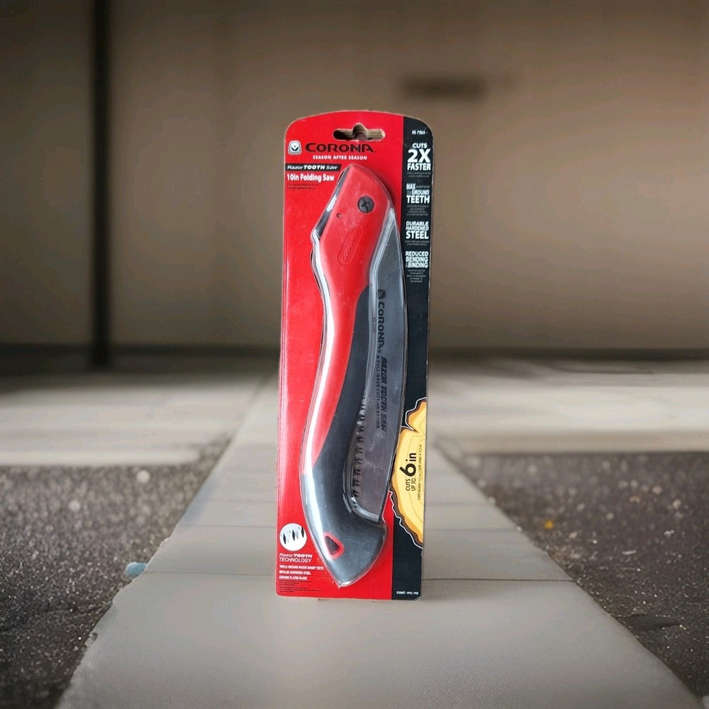 🪵 CORONA RAZORTOOTH RS7265 FOLDING PULL SAW STEEL 10 INCH LOCKING BLADE 🪵 🪚