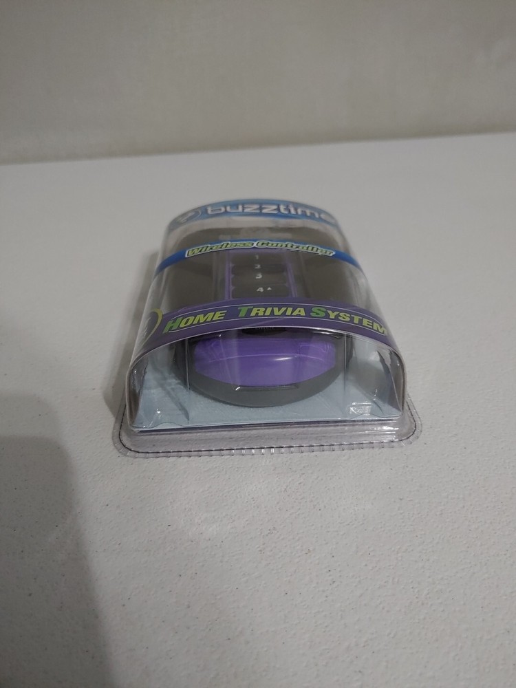 Cadaco Buzztime Home Trivia System Wireless Controller - Purple-NIB