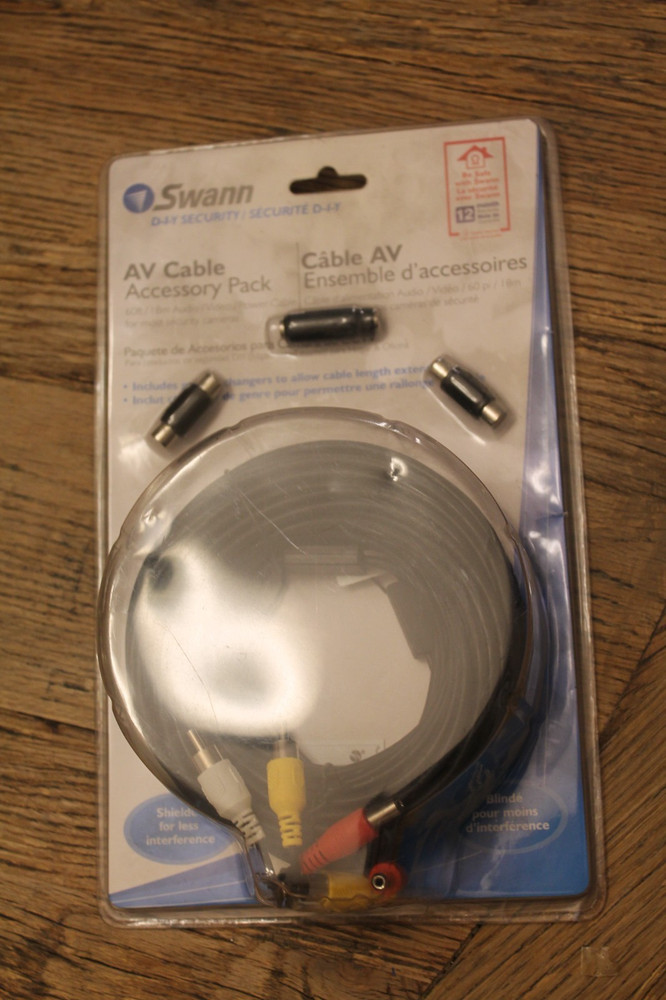 Swann DIY Security AV Cable Accesory Pack Swann 18M AV Cable