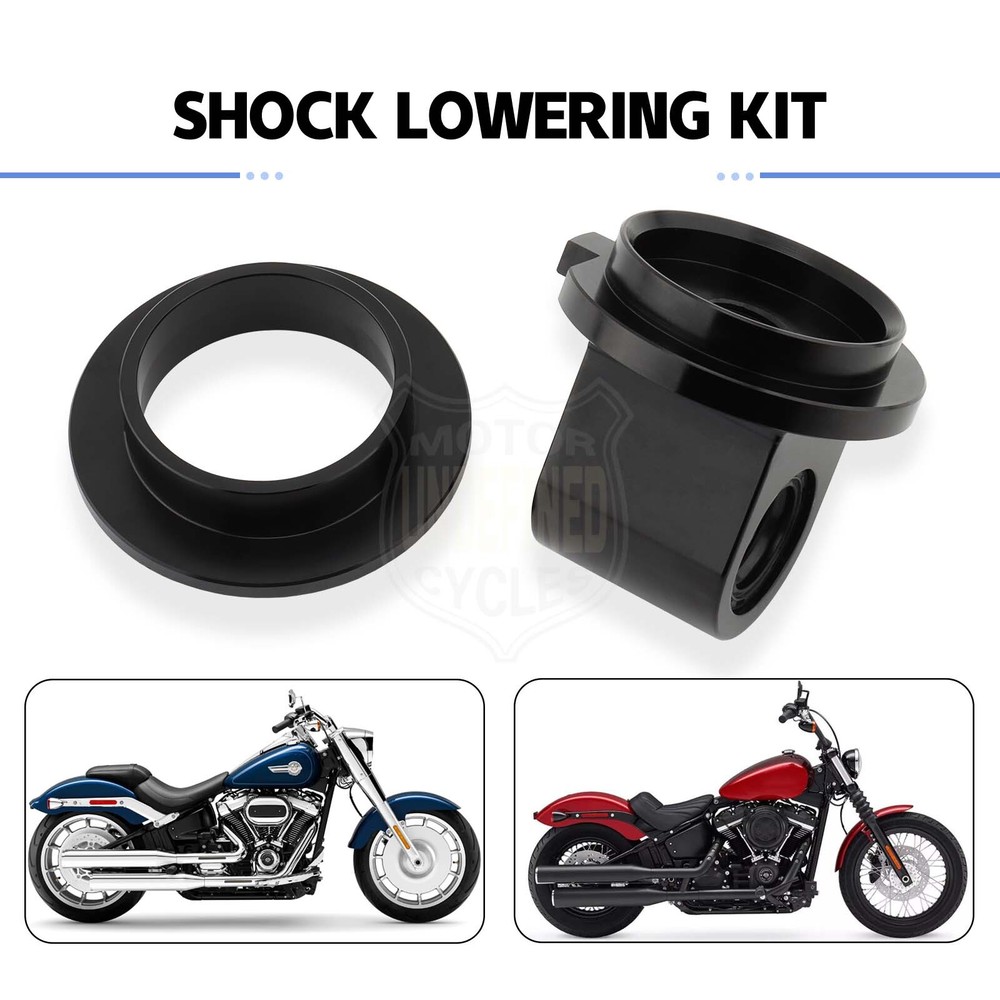 For Harley M8 Softail Models Shock Lowering Kit Without Remote Pre-load Adjuster