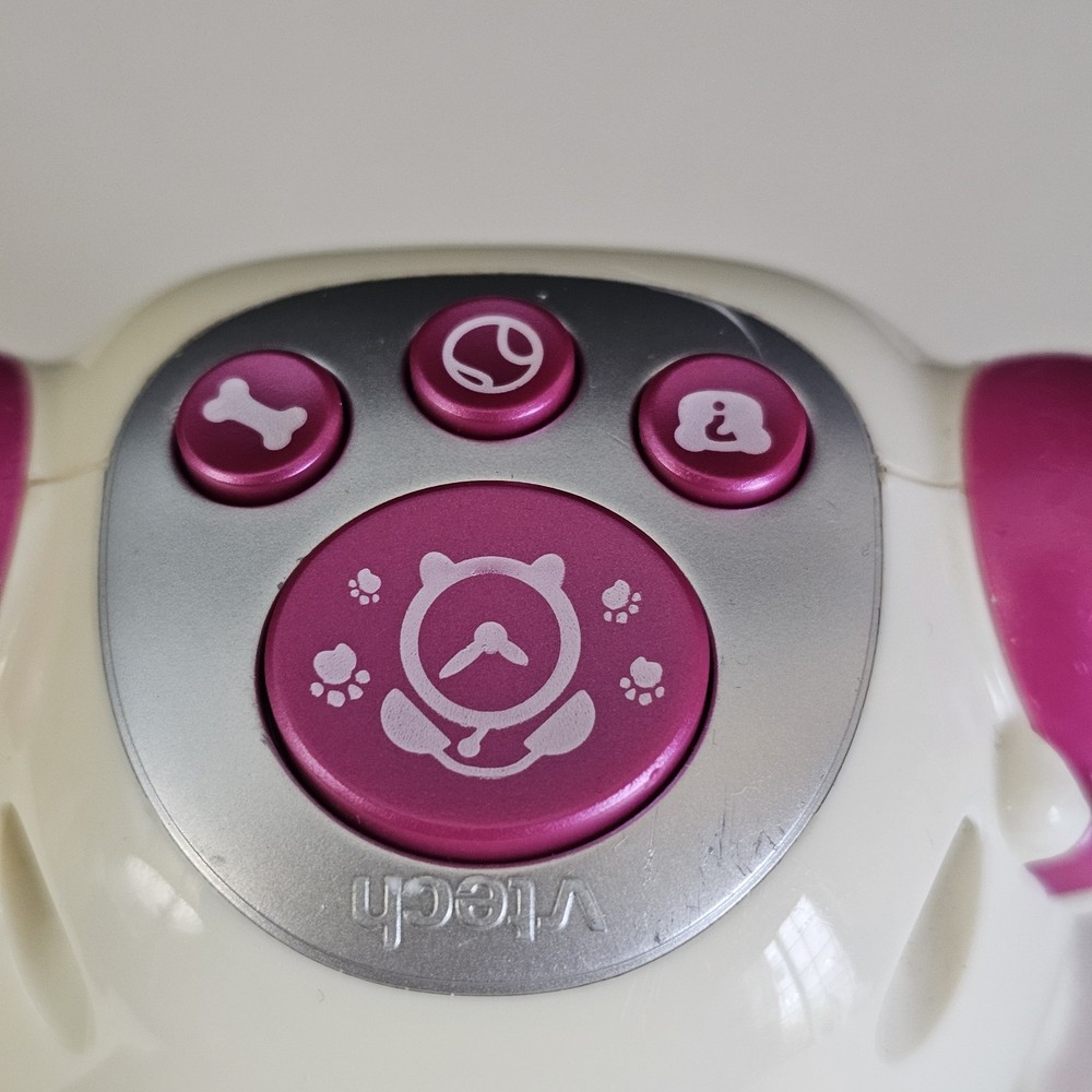 Vtech Smarty Pets Pink 2009 / RARE HTF / Voice Controlled / Clock / Works