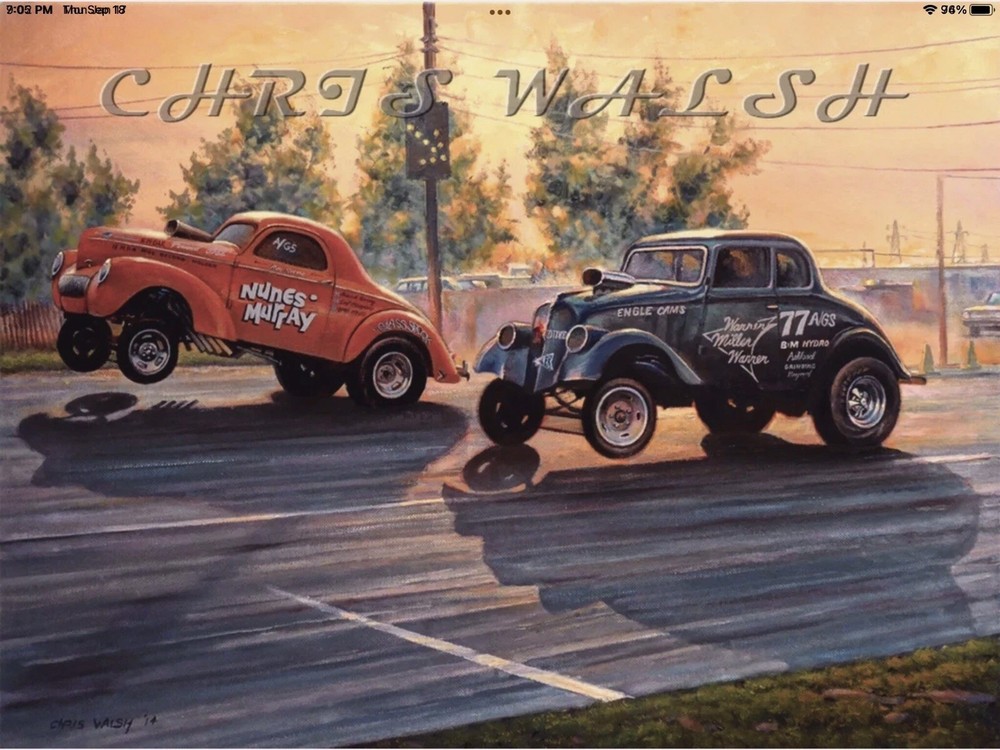 DECALS - Ron Nunes ‘41 Willys B/GS. Nice!