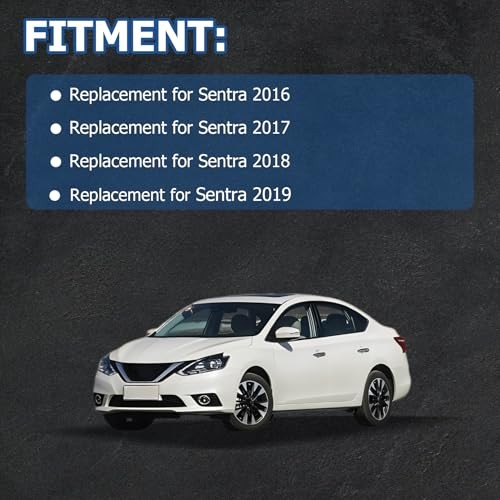 Fog Lights Assembly Replacement for Sentra 2016-2019 with Bulbs Harness