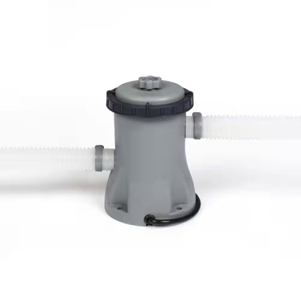 9.8x6.6 Ft Metal Frame Above Ground Pool Set 26" Deep Rectangular Backyard Fun