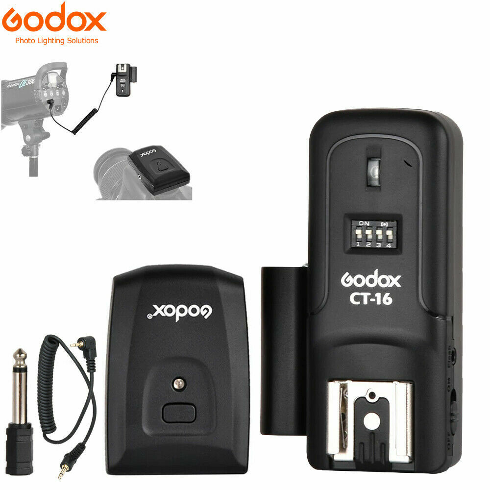 Camera CT-16 Wireless Radio 16 Channels Flash Trigger Transmitter + Receiver Set
