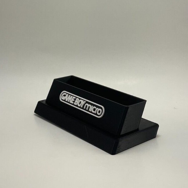 Game Boy Micro System Display/Stand/Holder - DISPLAY ONLY (Customize Colors)