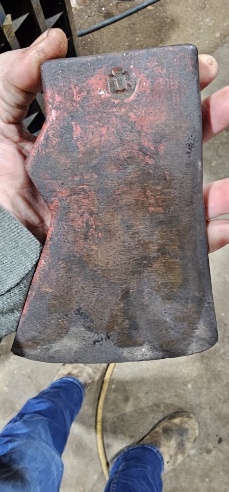 Vintage True Temper 3.5lb Single Bit Axe Head 6 rib Jersey Pattern