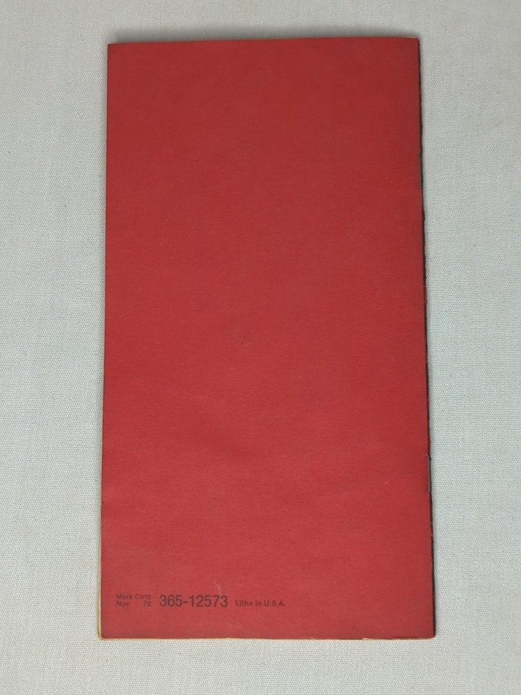 1973 FORD TRUCK SERVICE SPECIFICATIONS MANUAL FIRST PRINTING DEV 1972