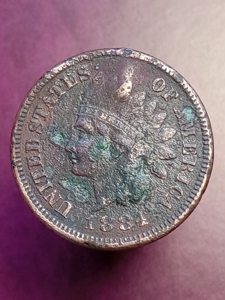1884 Indian Head Cent Penny