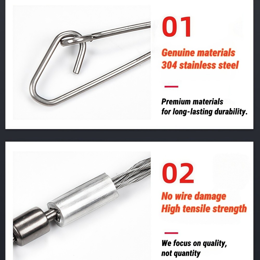 1/2" Galvanized Steel Cable Pulling Grip Wire Mesh Sock Conduit Strain Relief