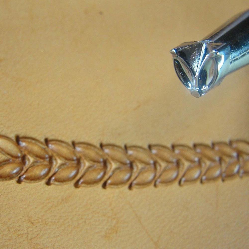 Braid Border Leather Stamp, Leather Stamping Tool, R451
