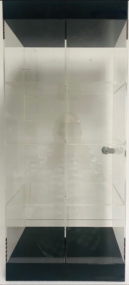 Acrylic Counter TOP Display Case (8 x 10 x 24) Lucite Case, Locking Showcase