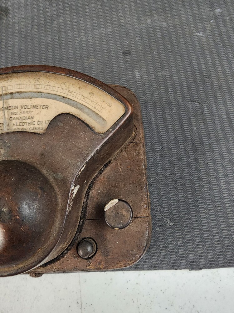 Vintage Thompson Co Volt Meter