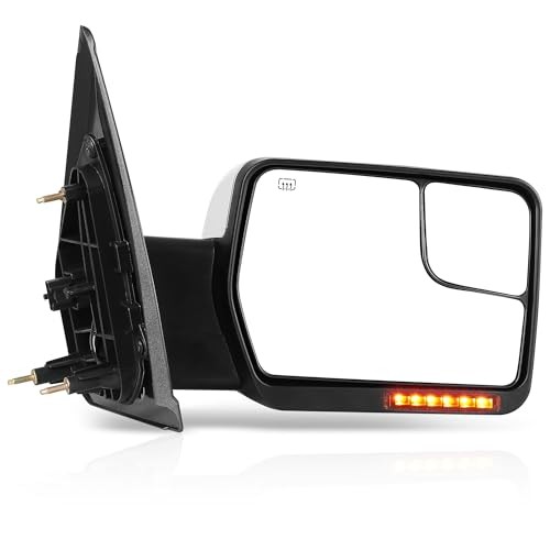 Right Passenger Side Mirror Towing Mirror Compatible with 2004-2014 Ford