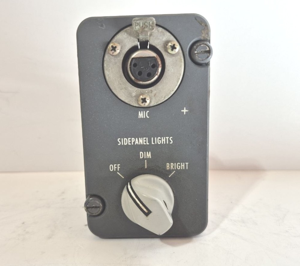 Fokker Aircraft Side Panel Light Switch Assembly A42723-419