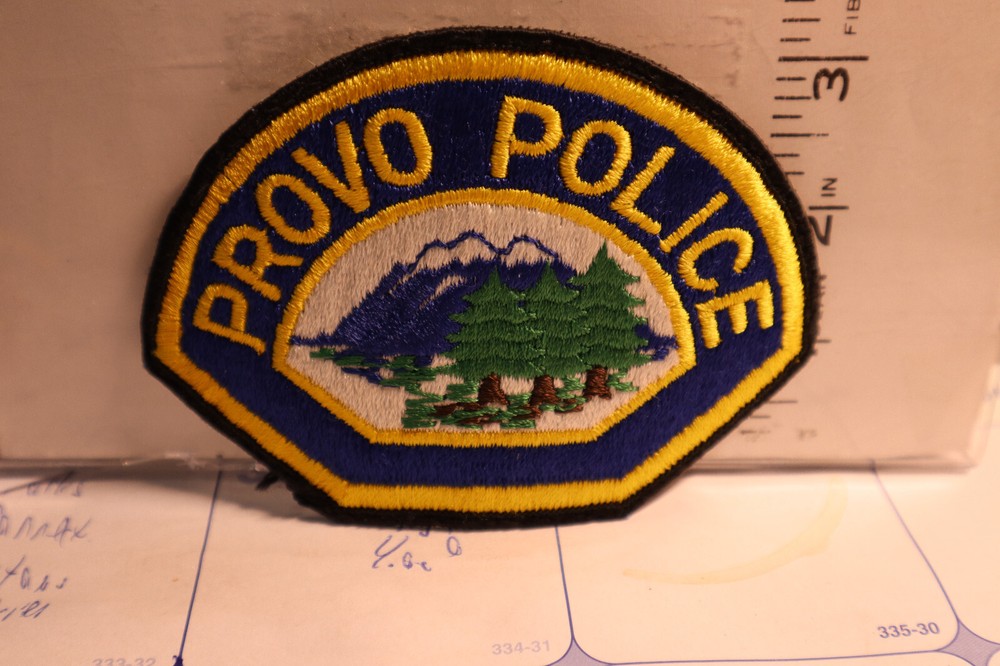 police patch   PROVO POLICE UTAH