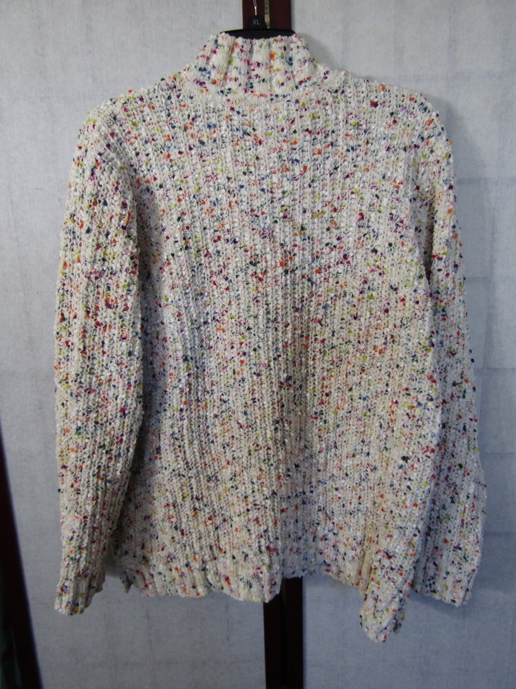 NIB There Abouts Speckled Threaded Pullover 1/4 Zip Sweater Women's XL Plus