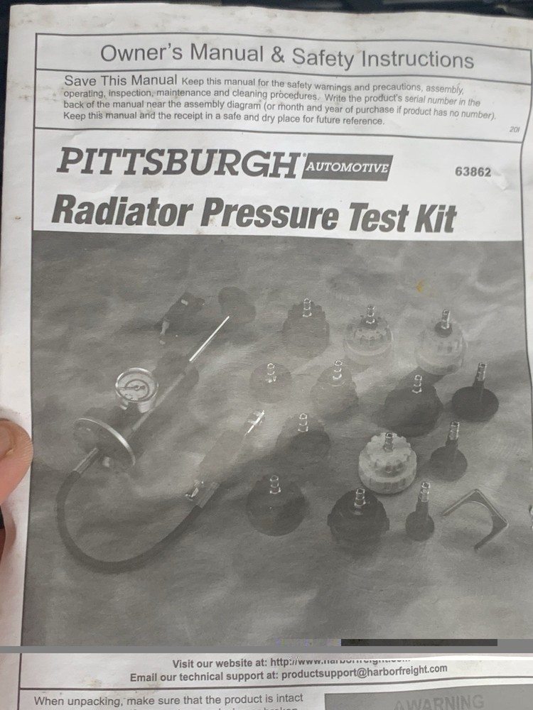 Pittsburgh Automotive Compression Kit & Maddox Deluxe Diesel Compression Kit