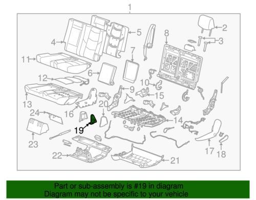 Genuine GM Rear Driver Side Seat Bracket 23443819