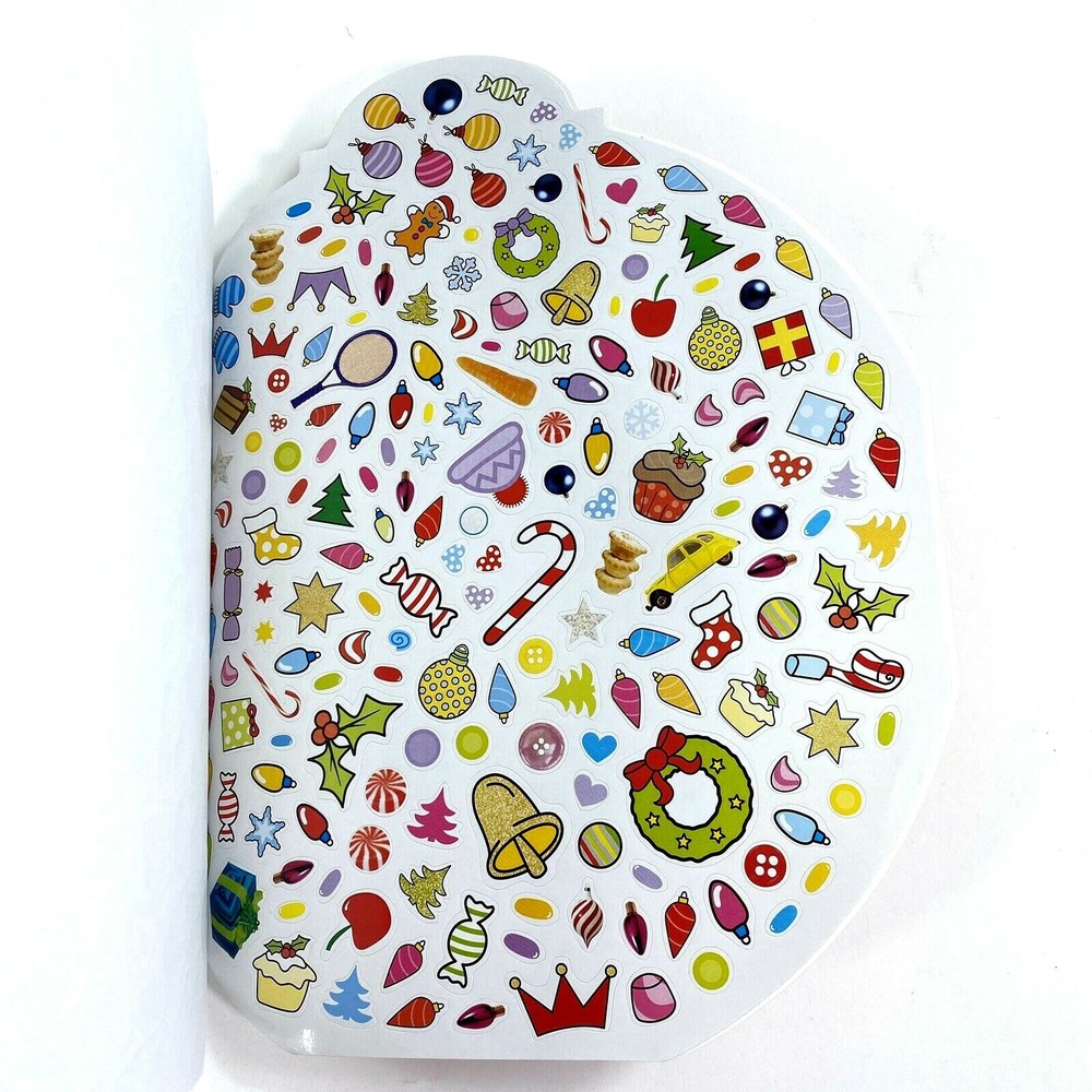 1000 Christmas Stickers Activity Book - NEW