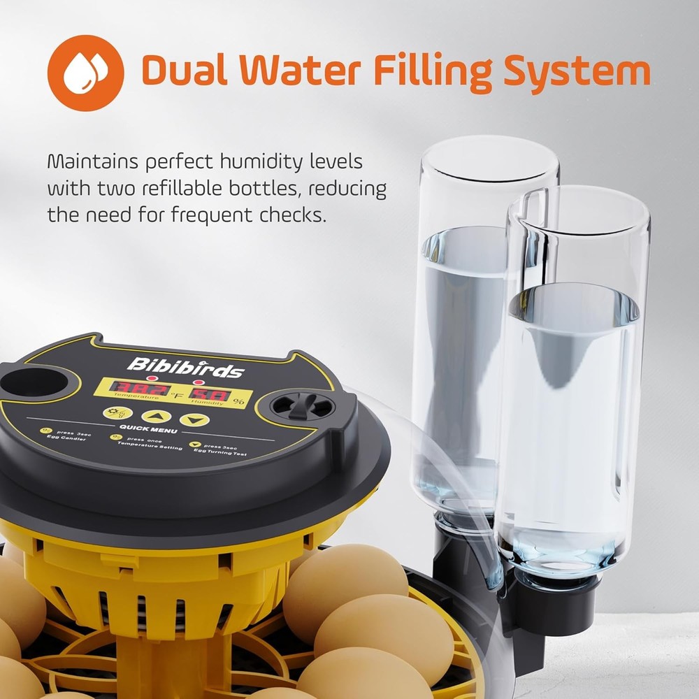 Automatic Egg Incubator with Turning Humidity Control Hatcher for Chickens