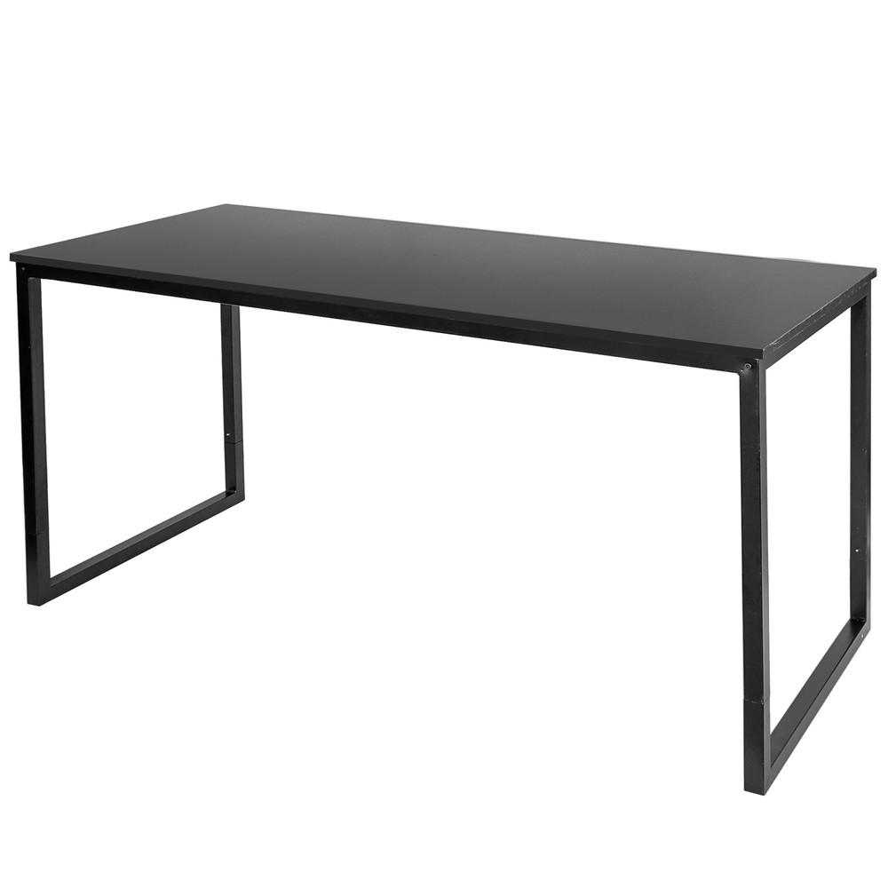 Modern Study 55" Computer Espresso Style Writing Desk Office Desk Corner Table