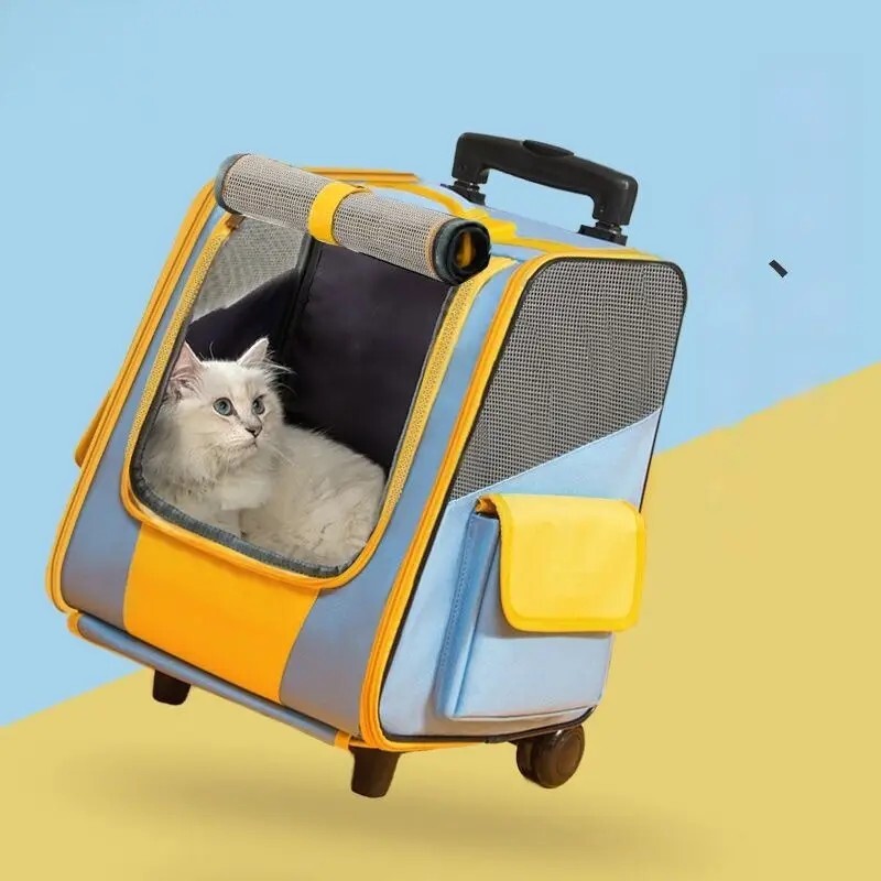 Pet Backpack, breathable trolley
