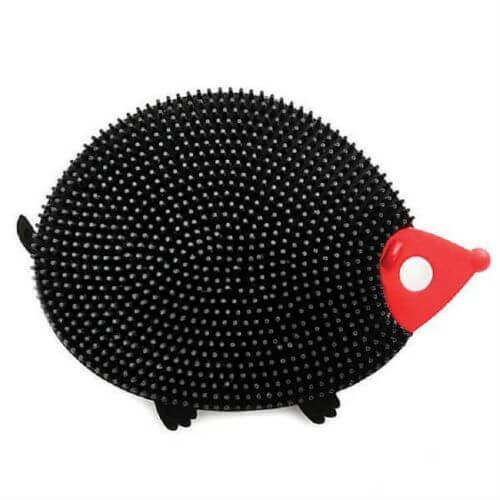Silicone Dish/Vegetable Brush, Hedgehog