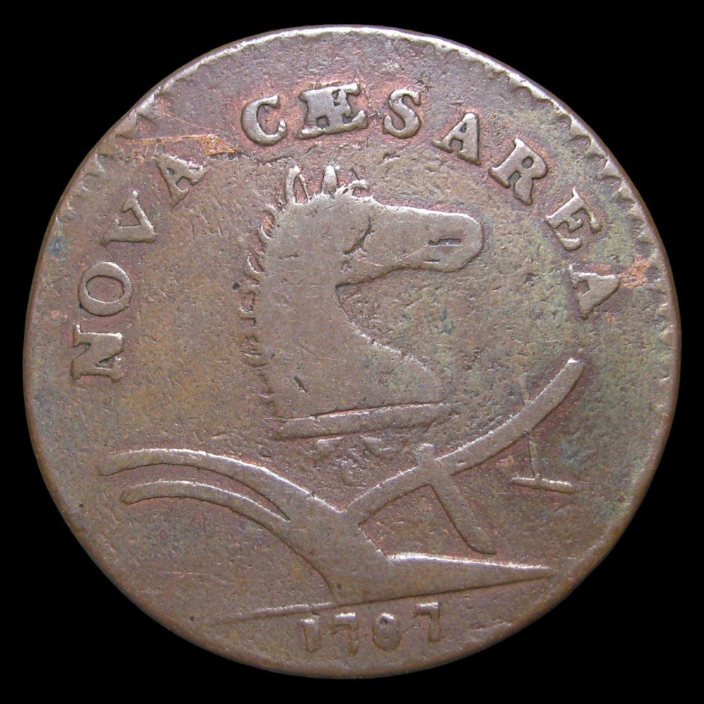 1787 New Jersey Colonial Copper Cent Penny ---- #PP341