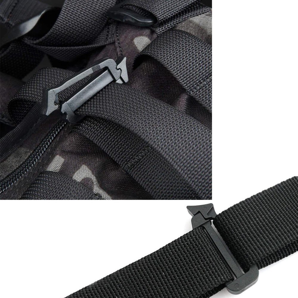 20PCS Webbing Connecting Clip Molle Webbing Connecting Clips Strap Buckle Bac...