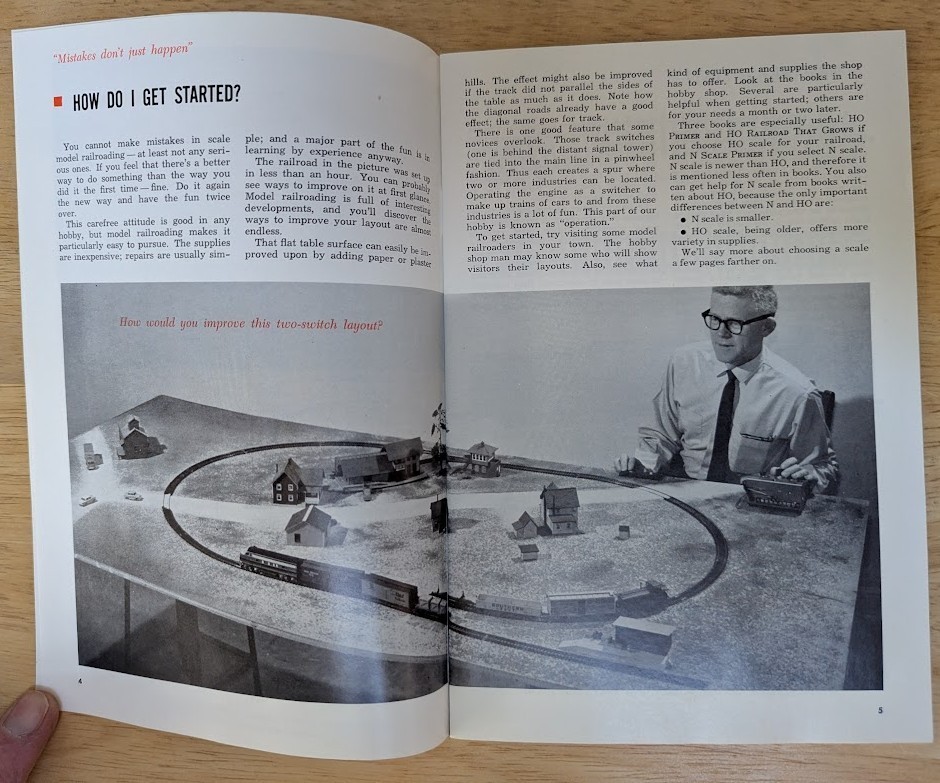 INTRODUCTION TO SCALE MODEL RAILROADING - Vintage 1974