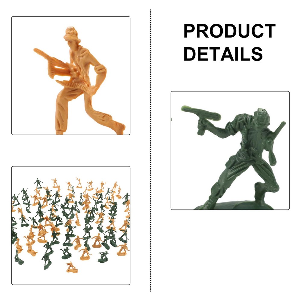 Useful Character Model Sand Table Table Game War Game 100Pcs 4cm Figures