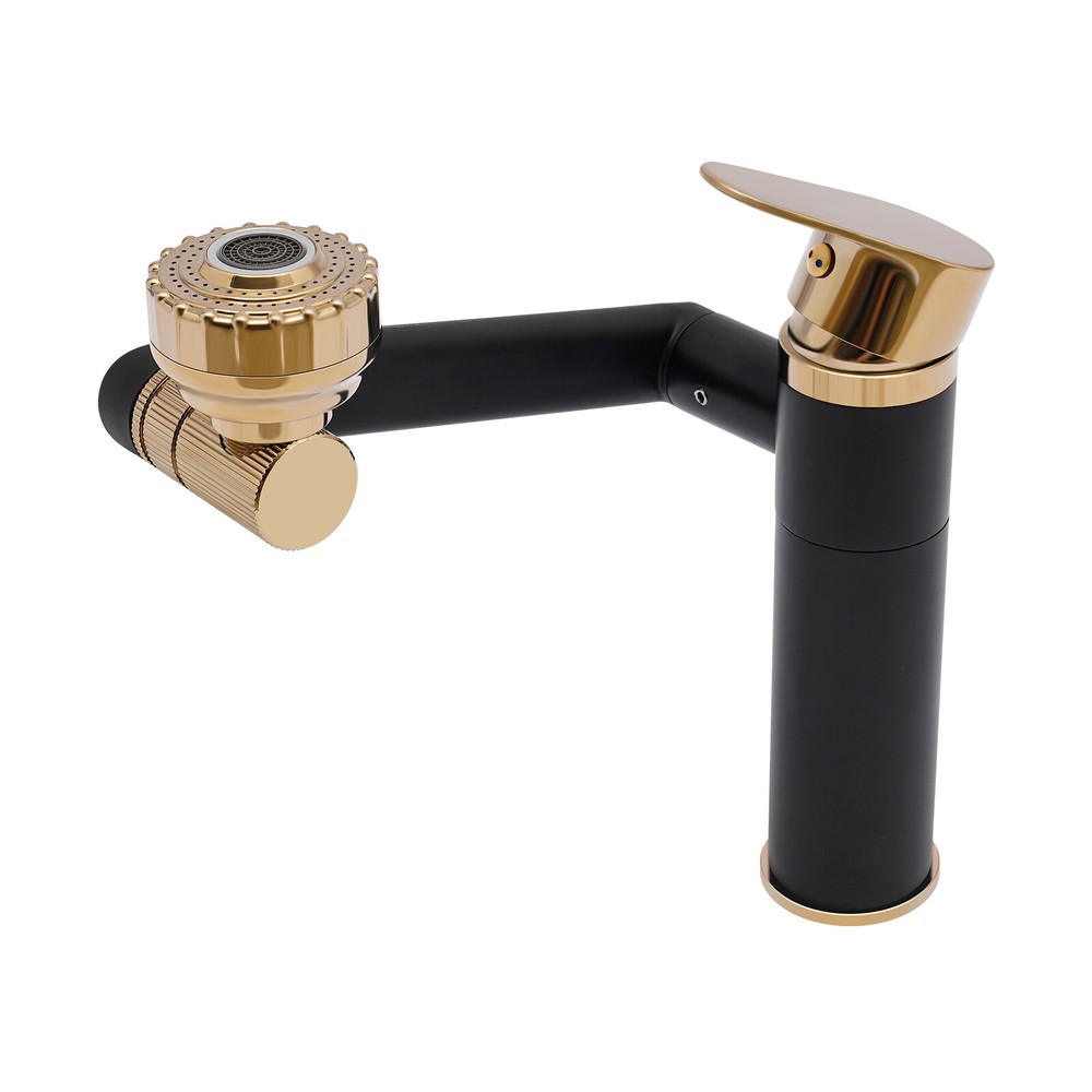 360?? Bathroom Sink Faucet Single Handle Waterfall Vanity Basin Mixer 2 Function