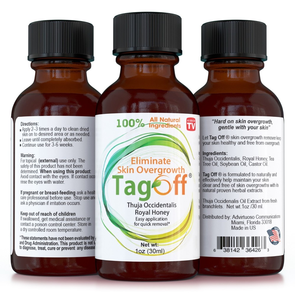 Tag Off Fast-Acting Eliminate Skin Tags 1 OZ bottle