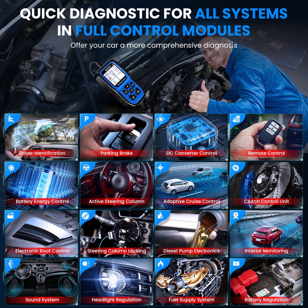 AUTOPHIX 5600 OBD2 Scanner ABS SRS EPB Code Reader All System Diagnostic Tool