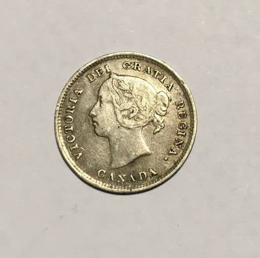 Canada 5c Silver 1888 VF