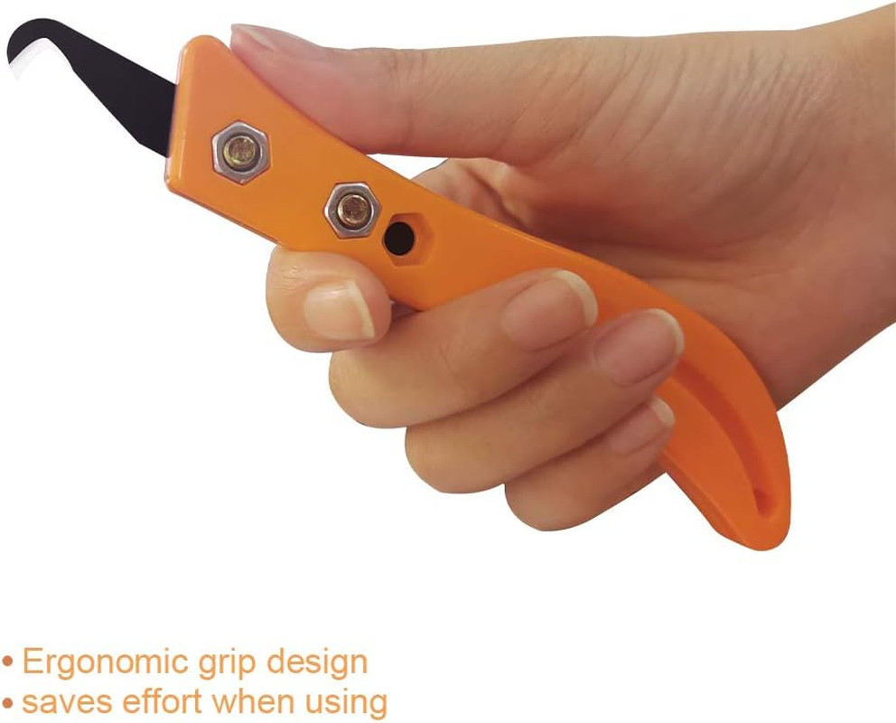 Headley Tools Hook Blade Utility Knife, Golf Grip Removal Tool Hook Knife with B