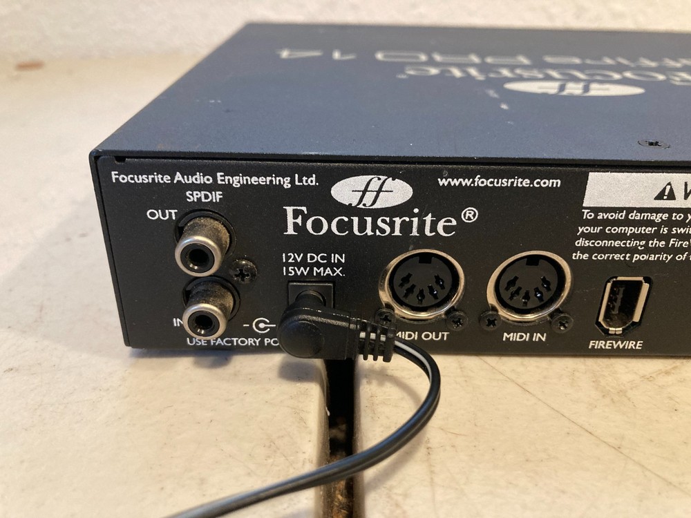 Focusrite Saffire PRO 14 Firewire Digital Recording Interface