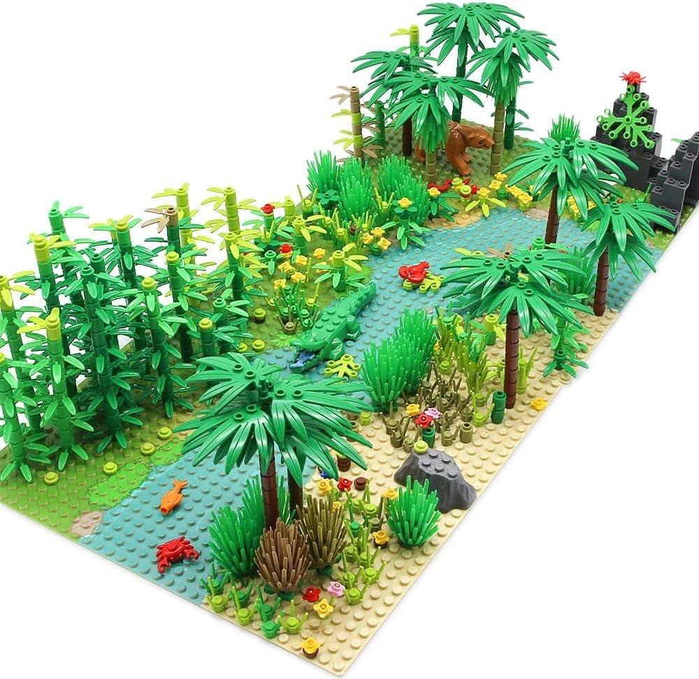 Jungle Trees Building Blocks - 582 Pieces