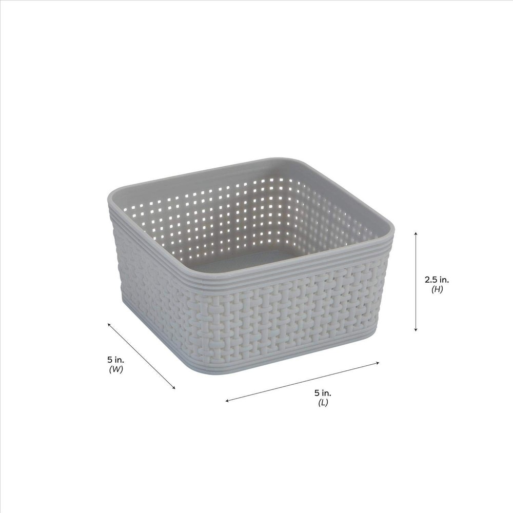Simplify 10 Piece Organizing Set | Multiple Size Bins | Multipurpose | Office...