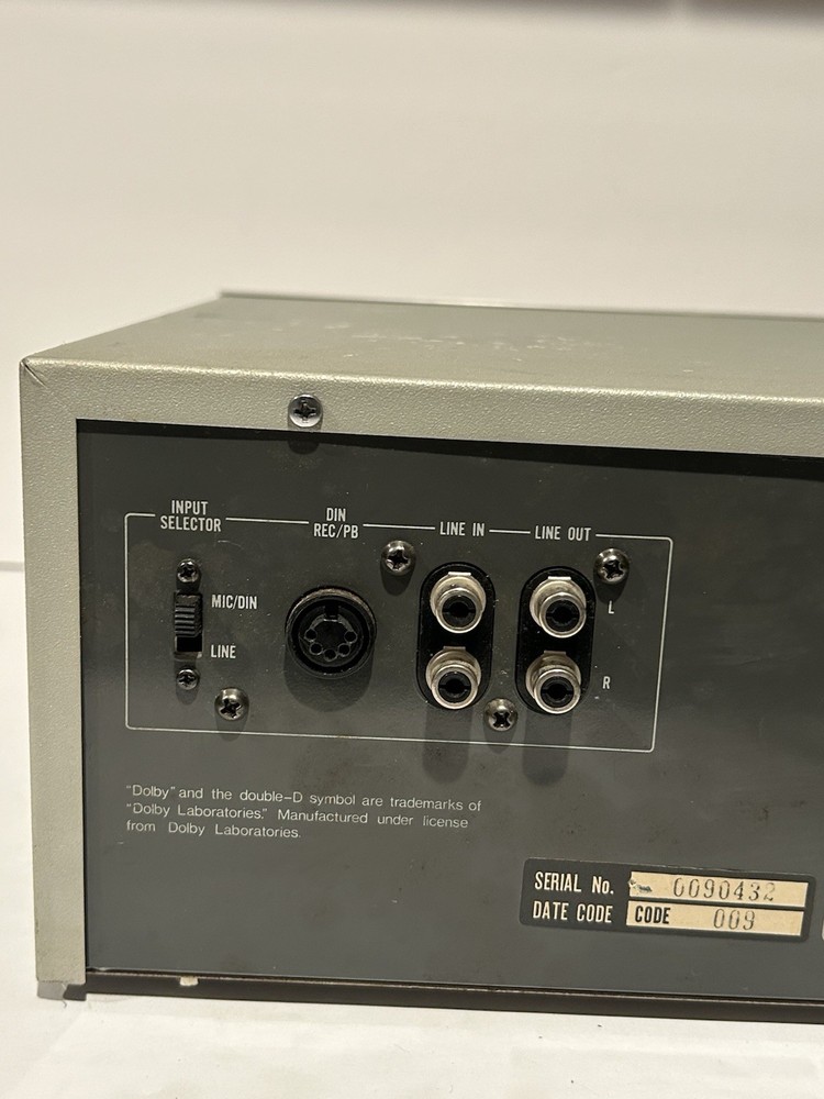 Vintage MCS Modular Component Systems 3530 Stereo Cassette Deck Working